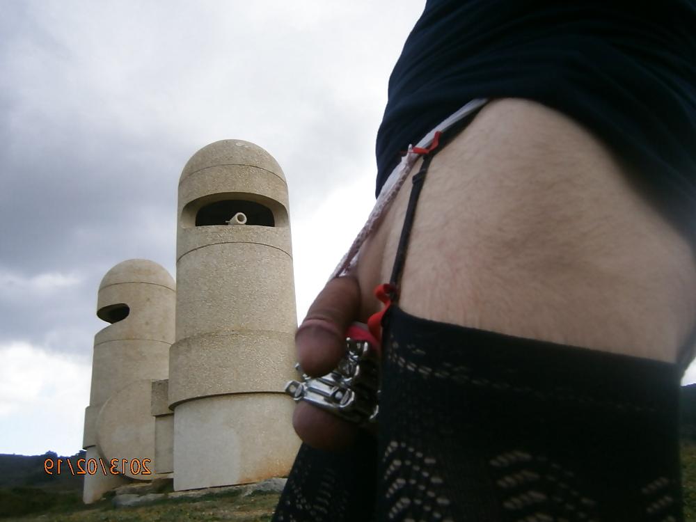 9P Exhib in public sexe hot outdoor cock flashing 