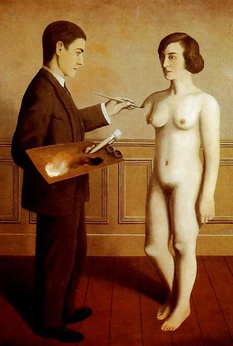25P Painted EroPorn Art 110 -  Rene Magritte