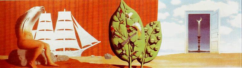 25P Painted EroPorn Art 110 -  Rene Magritte