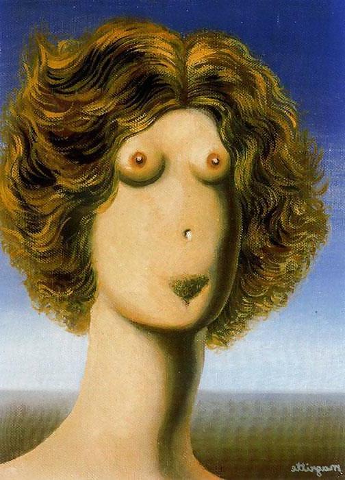 25P Painted EroPorn Art 110 -  Rene Magritte