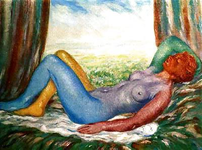 25P Painted EroPorn Art 110 -  Rene Magritte