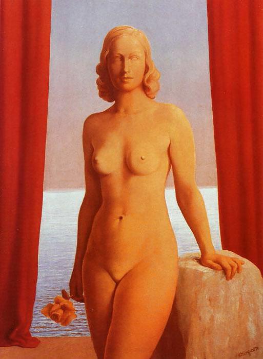 25P Painted EroPorn Art 110 -  Rene Magritte