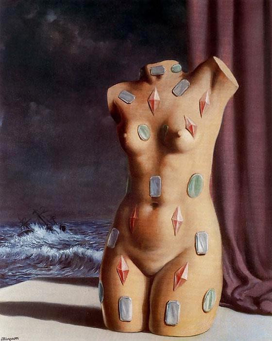 25P Painted EroPorn Art 110 -  Rene Magritte