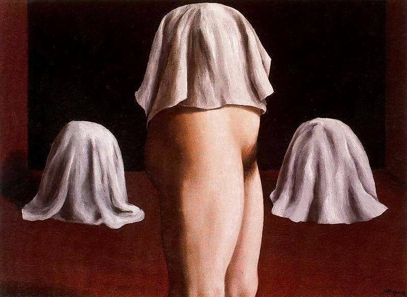 25P Painted EroPorn Art 110 -  Rene Magritte