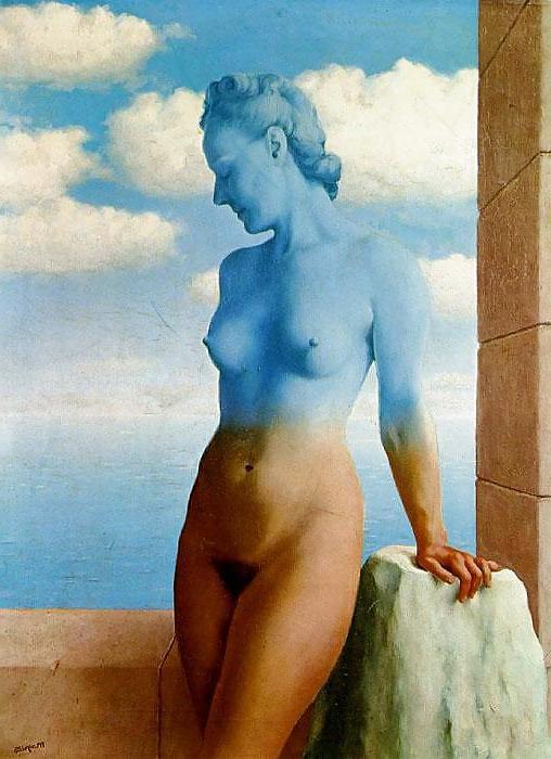 25P Painted EroPorn Art 110 -  Rene Magritte