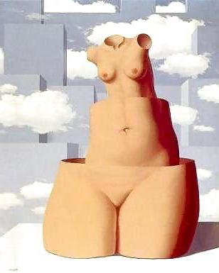 25P Painted EroPorn Art 110 -  Rene Magritte