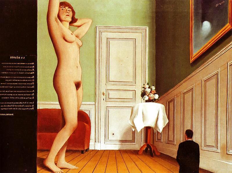 25P Painted EroPorn Art 110 -  Rene Magritte