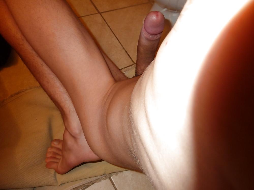 4P Hot cock and sexy feet
