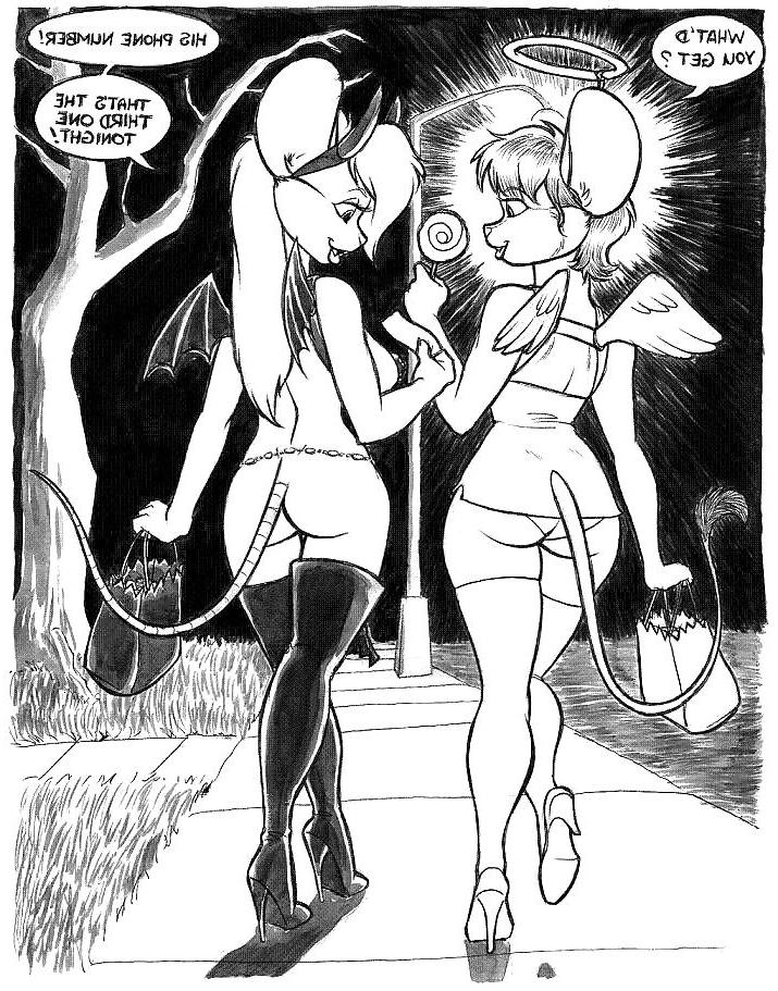 24P Sexy Halloween Cartoon Art