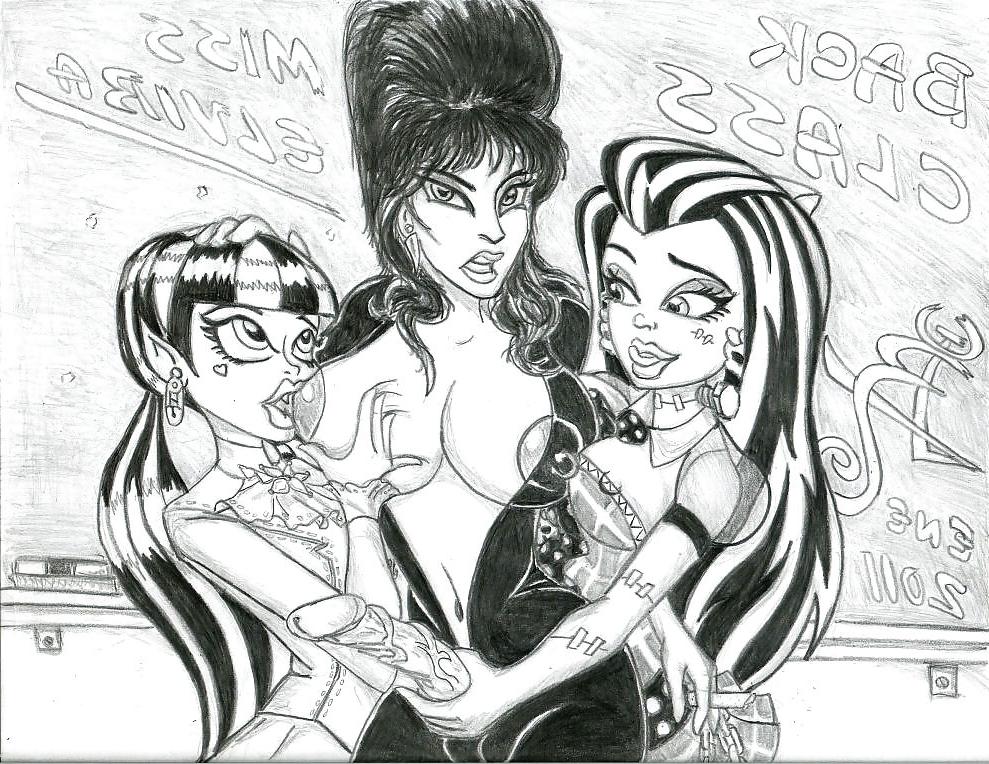 21P Big Tit Boob Art 2 With Your Host Elvira!