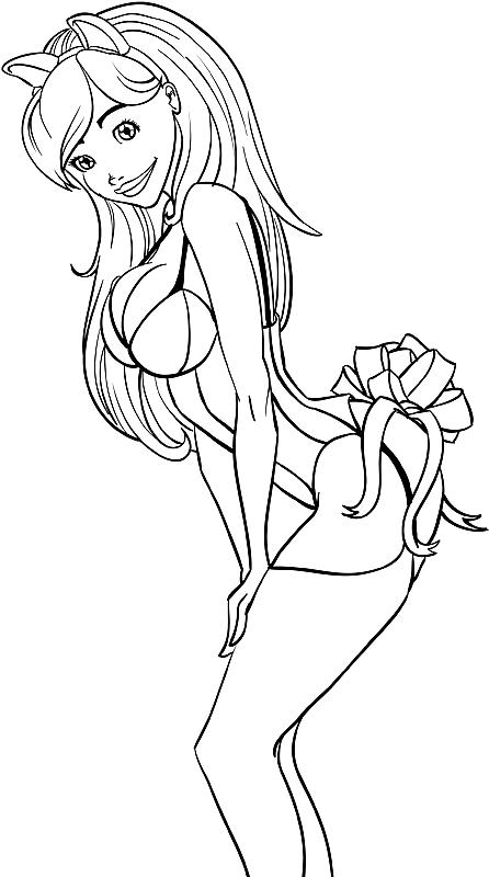 19P 3D -Cartoon-0033- JackAnita's Art-Nude gal. -5- no color