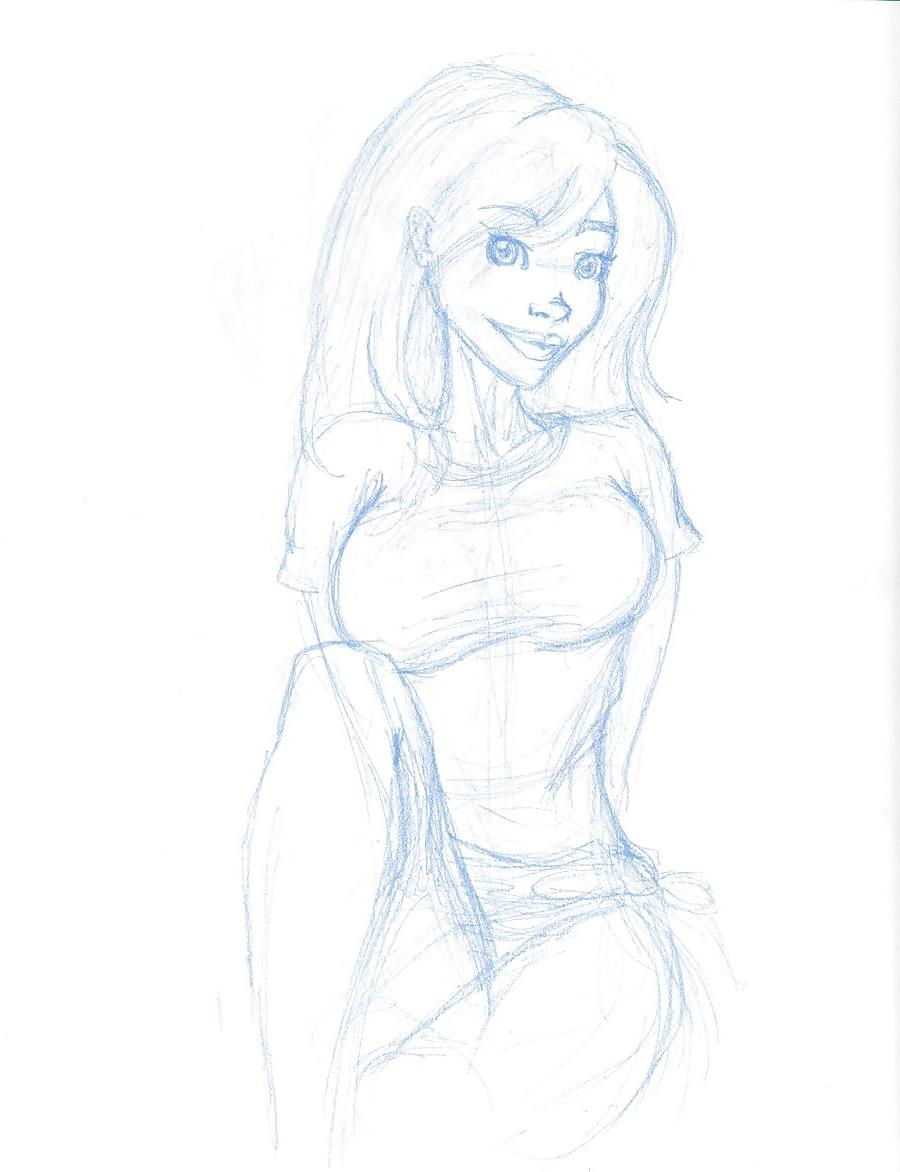 19P 3D -Cartoon-0033- JackAnita's Art-Nude gal. -5- no color