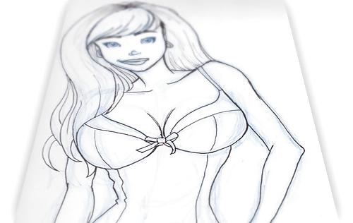 19P 3D -Cartoon-0033- JackAnita's Art-Nude gal. -5- no color