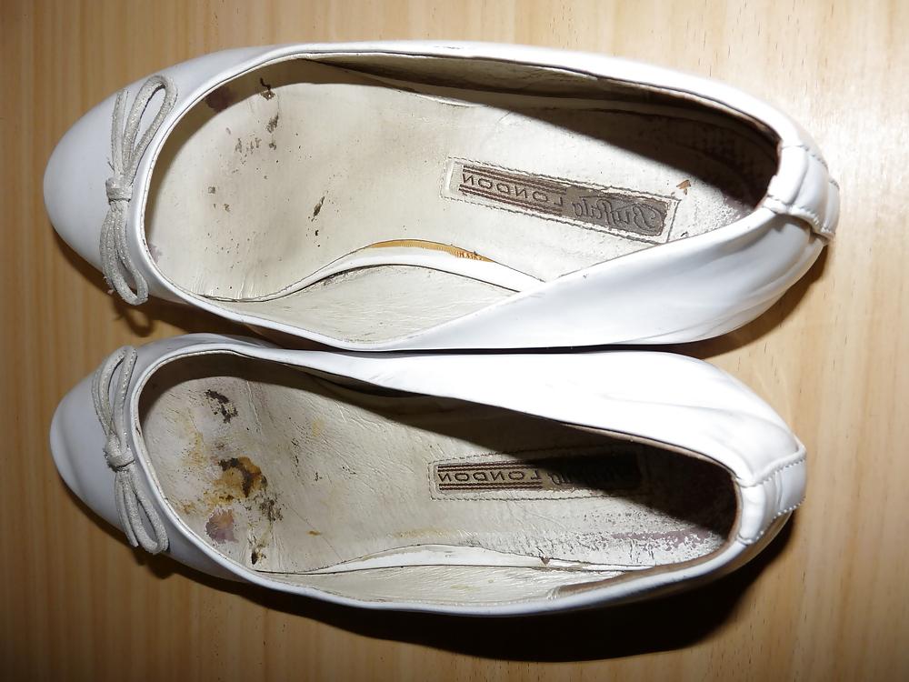 16P Wifes high heels shoes flats ballerinas feet 5