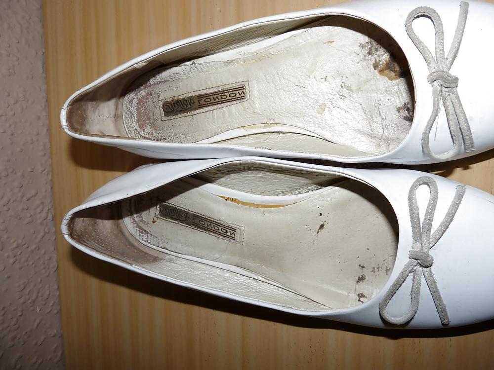 16P Wifes high heels shoes flats ballerinas feet 5
