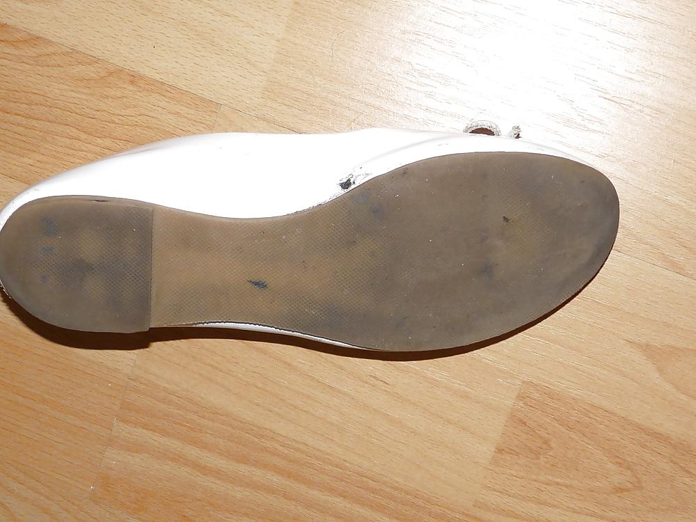 16P Wifes high heels shoes flats ballerinas feet 5