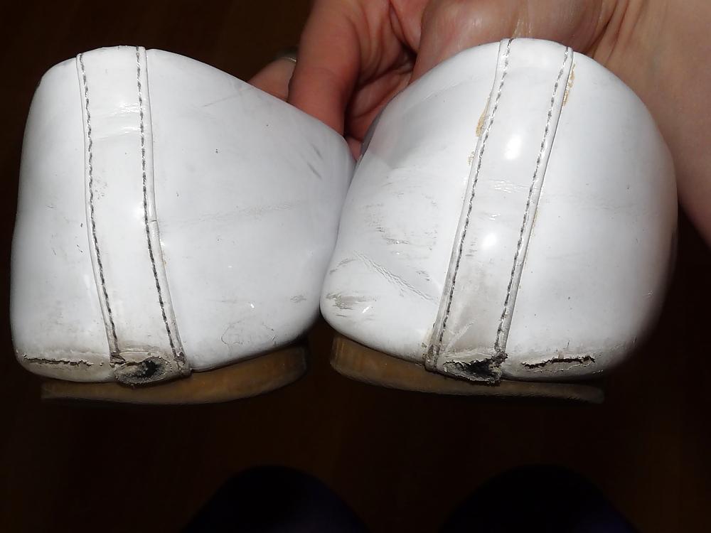 16P Wifes high heels shoes flats ballerinas feet 5