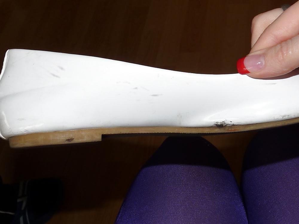 16P Wifes high heels shoes flats ballerinas feet 5
