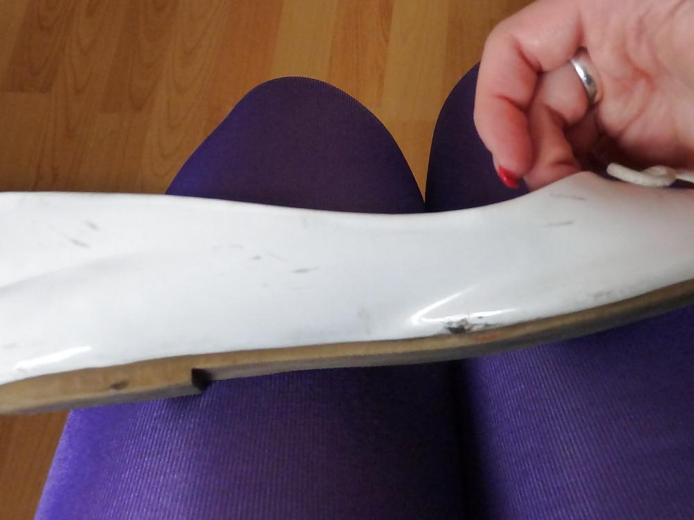 16P Wifes high heels shoes flats ballerinas feet 5