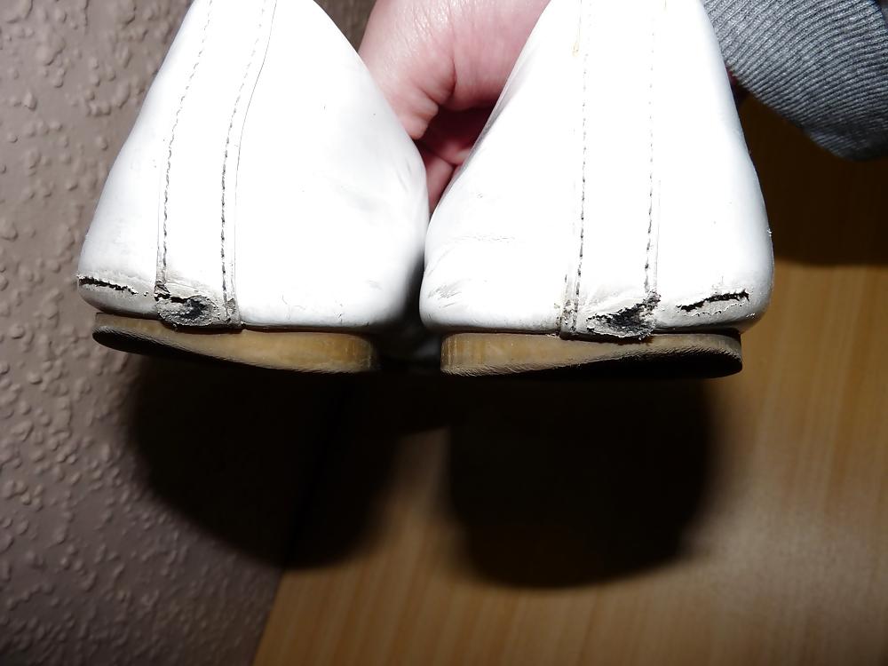 16P Wifes high heels shoes flats ballerinas feet 5