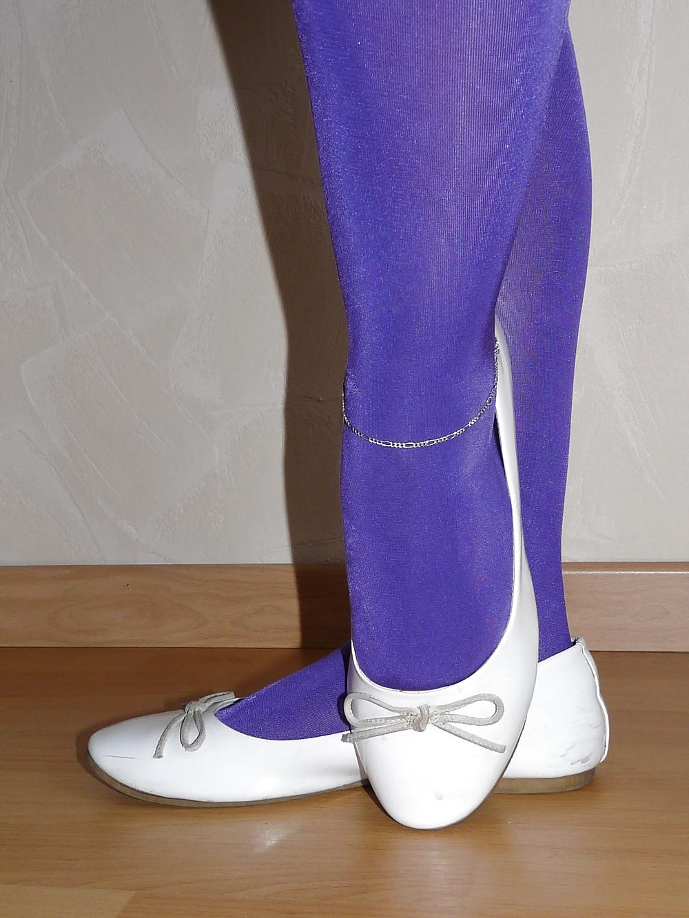 16P Wifes high heels shoes flats ballerinas feet 5
