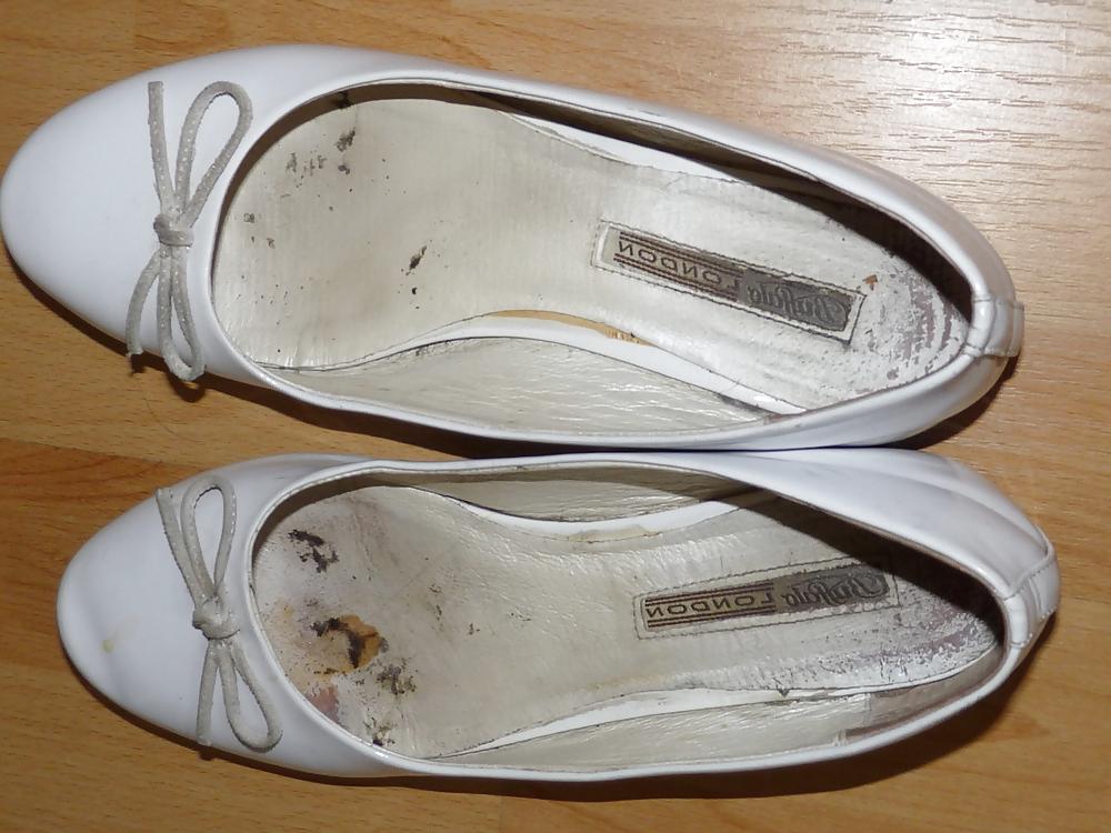 16P Wifes high heels shoes flats ballerinas feet 5