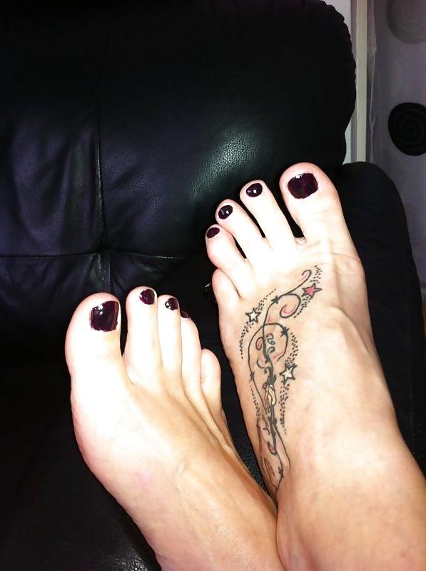 7P Just painted my toes n sexy new heels