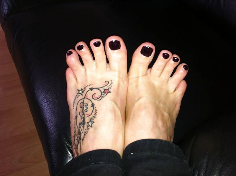 7P Just painted my toes n sexy new heels