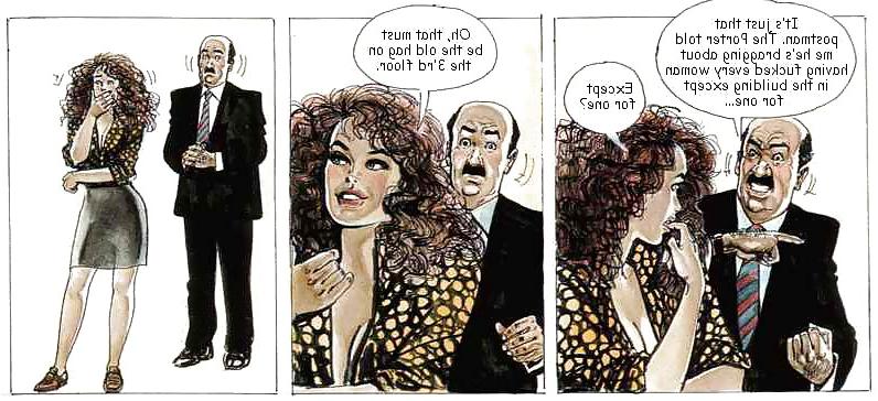 13P Erotic Comic Art 15 - The Postman