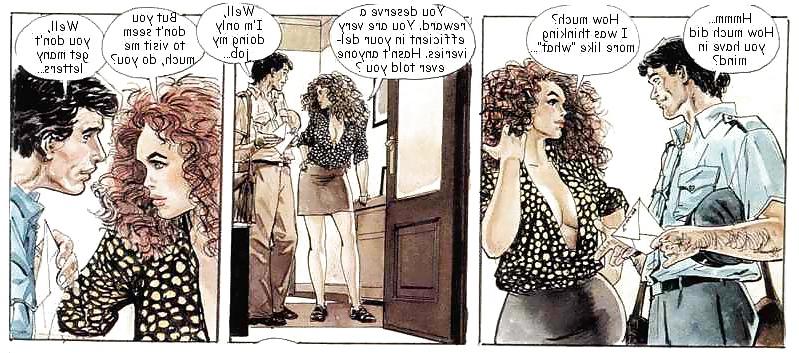 13P Erotic Comic Art 15 - The Postman