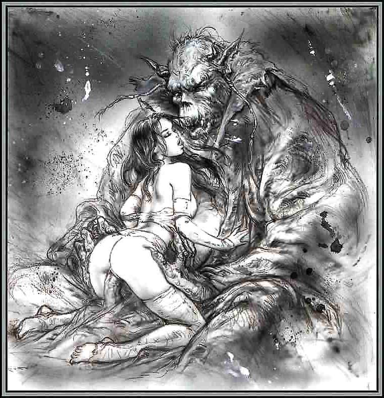 19P Them. Drawn Porn Art 20 - The Beauty and the Beast
