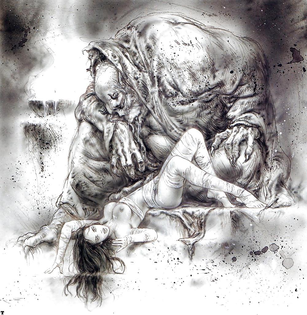 19P Them. Drawn Porn Art 20 - The Beauty and the Beast