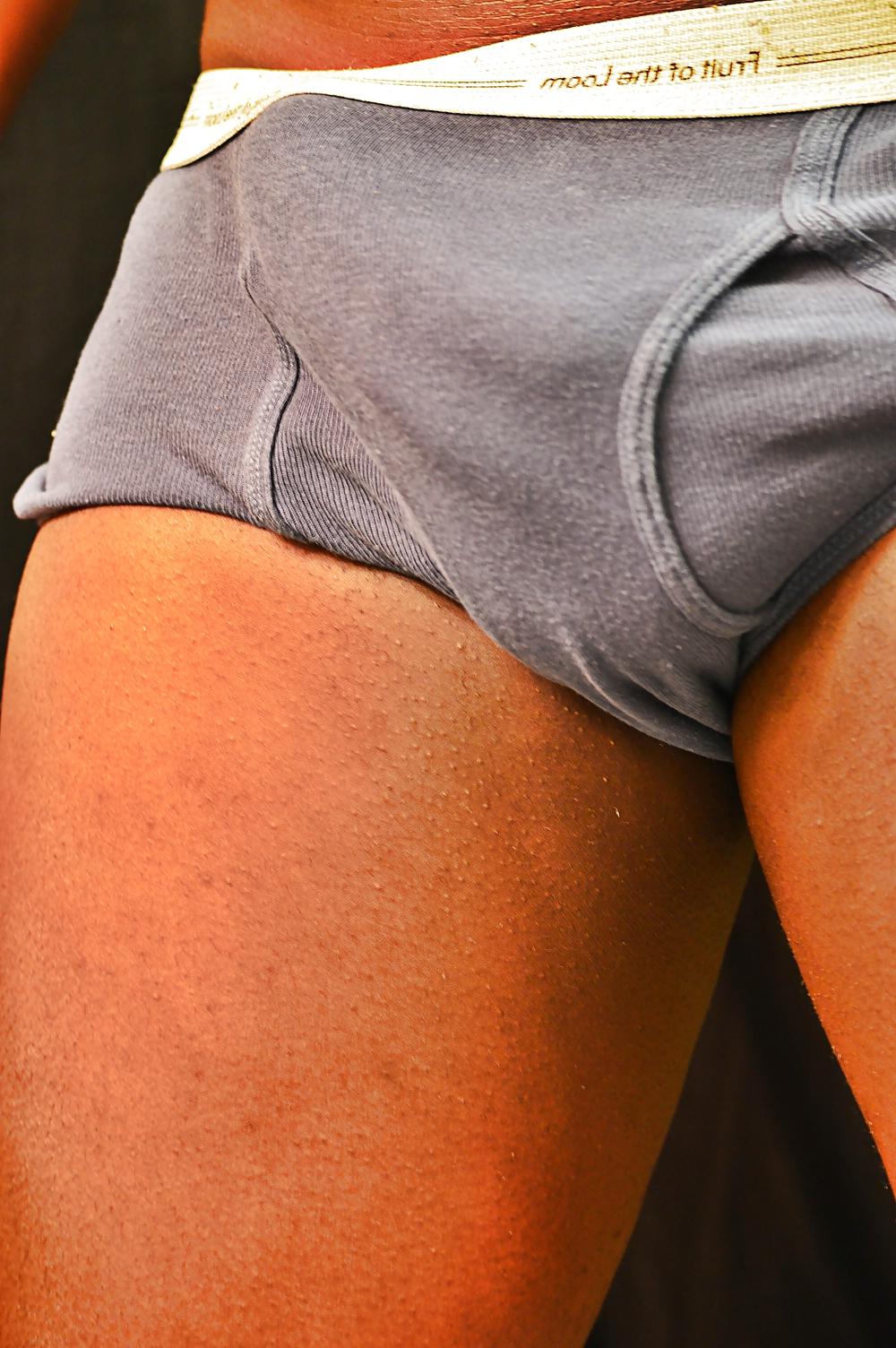17P Big Black Cock in Briefs 