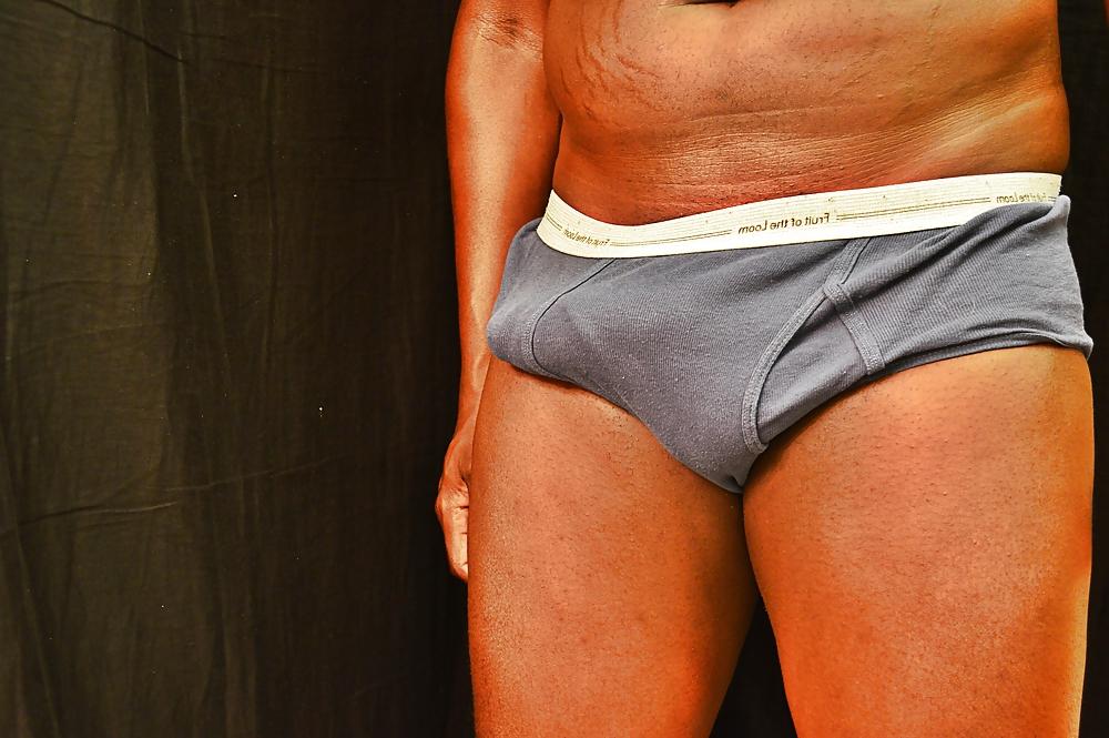 17P Big Black Cock in Briefs 