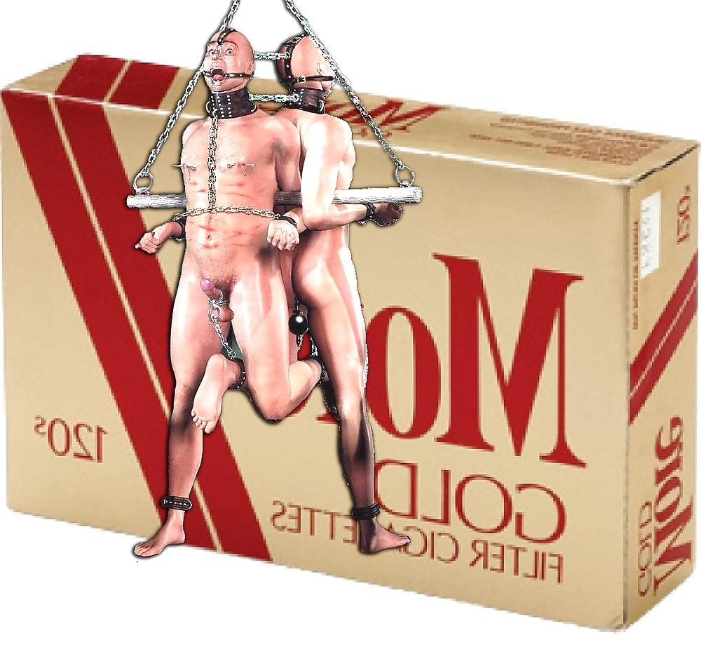 19P Slaves in Mistress' More 120's Cigarette Fetish Art