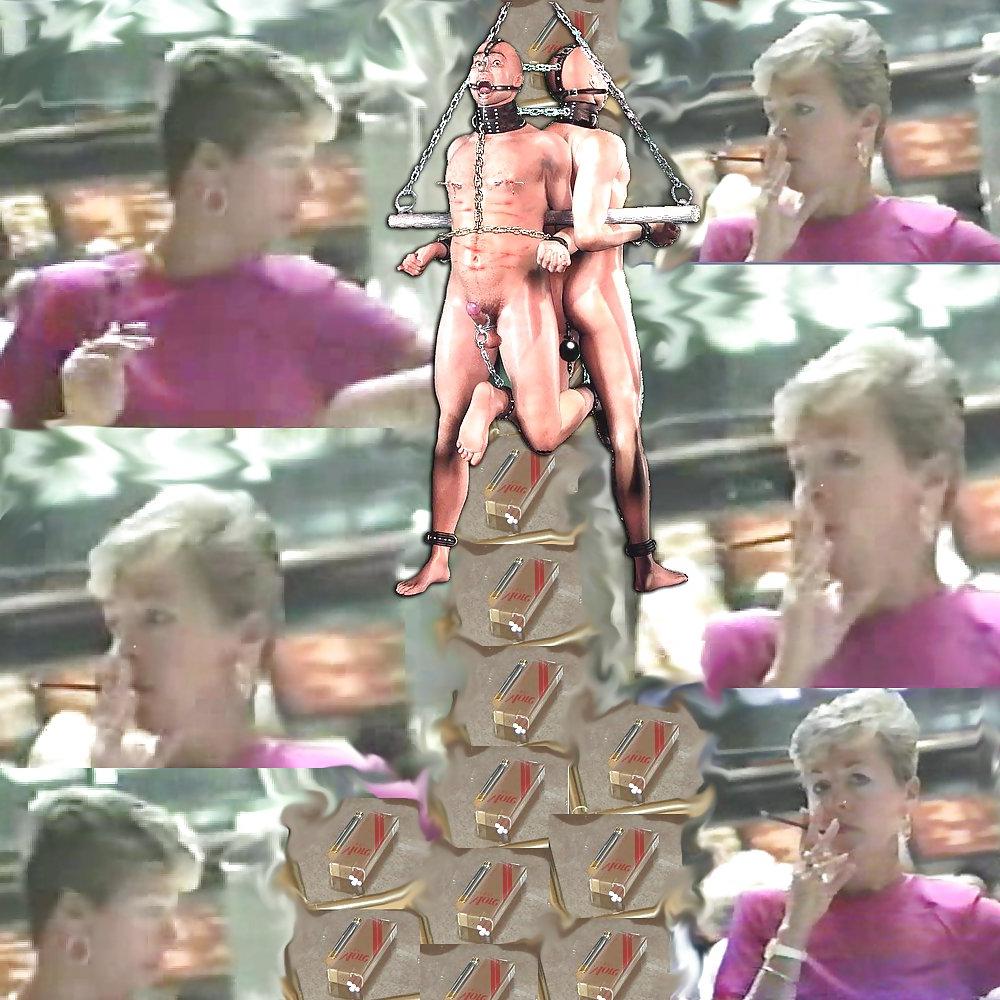 19P Slaves in Mistress' More 120's Cigarette Fetish Art