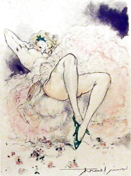 17P Painted EroPorn Art 130 - Artist N.N. (14) c. 1925