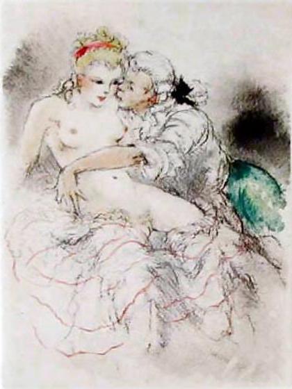 17P Painted EroPorn Art 130 - Artist N.N. (14) c. 1925
