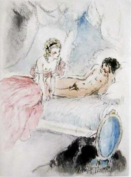 17P Painted EroPorn Art 130 - Artist N.N. (14) c. 1925
