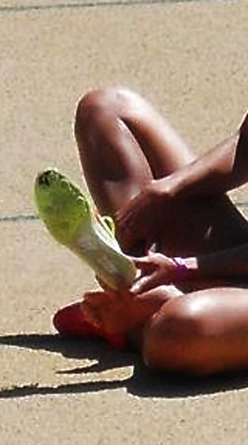 4P Female Track Athletes feet.