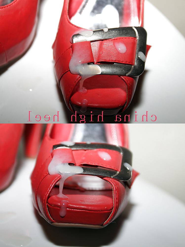 6P toilet fuck model shoes