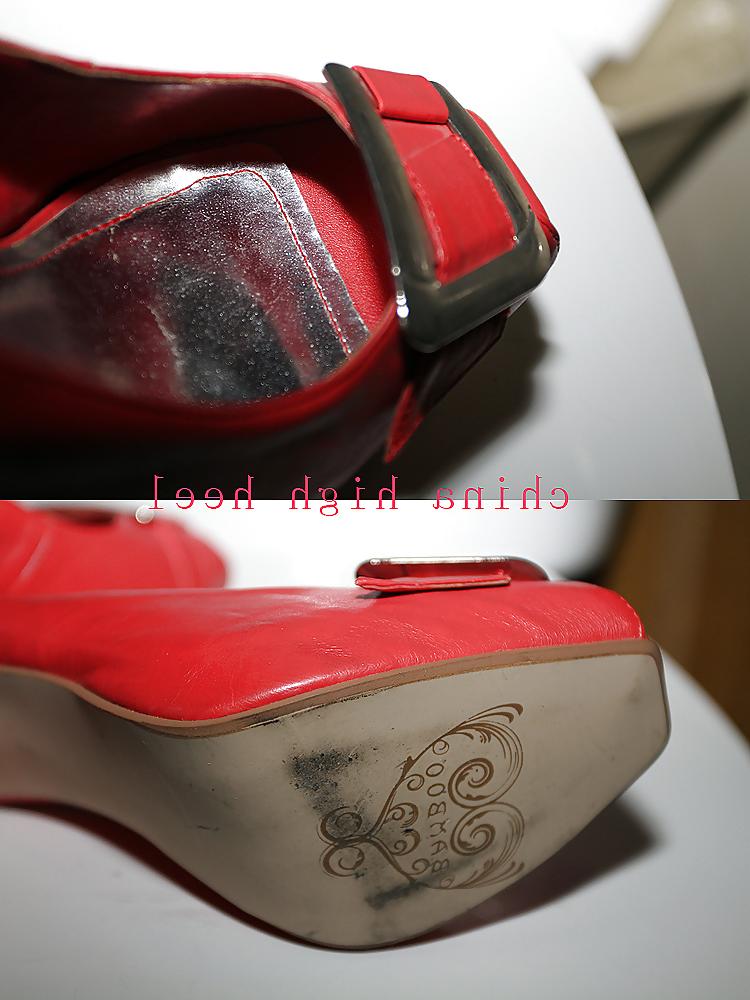 6P toilet fuck model shoes
