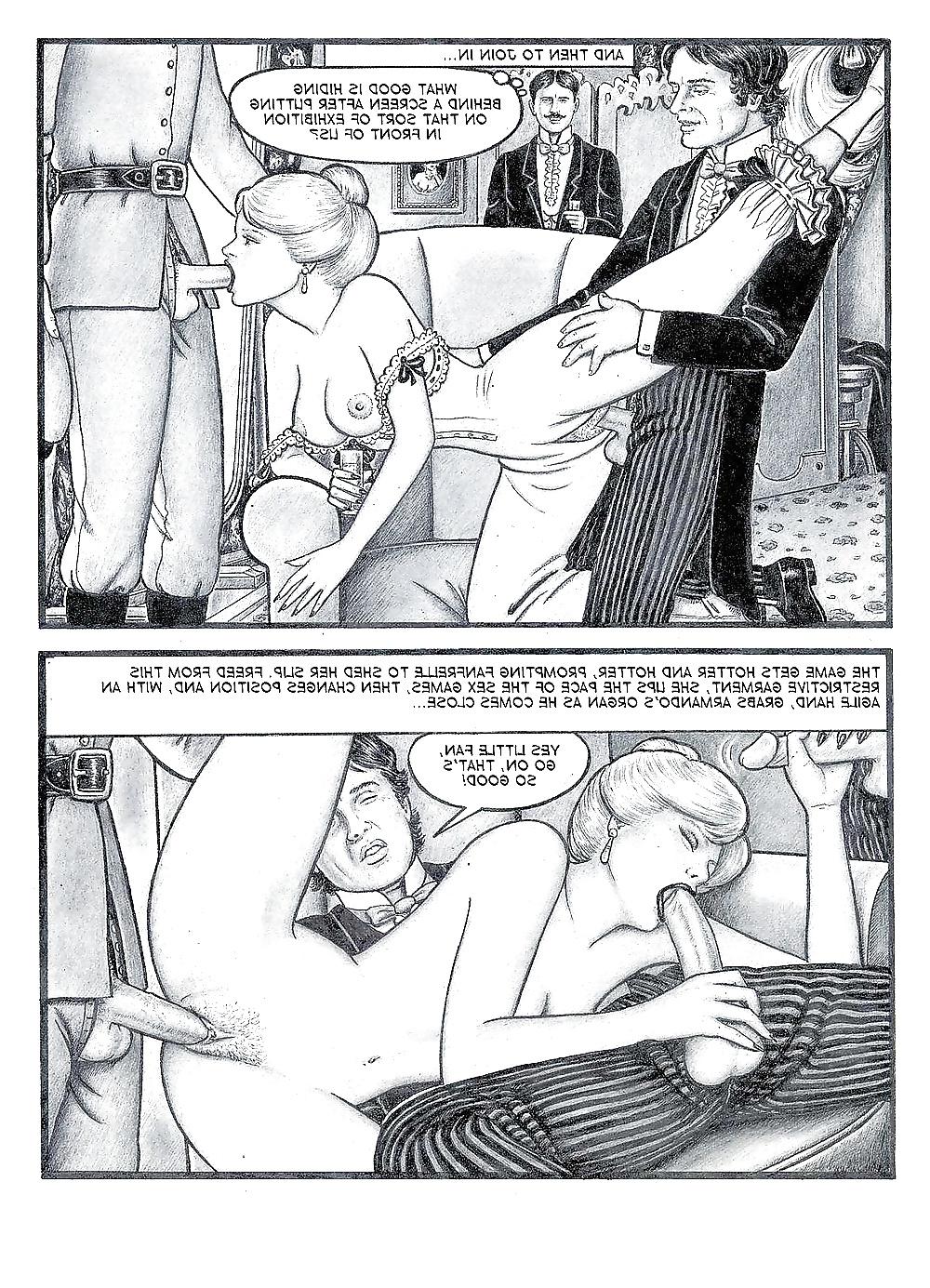 25P Erotic Comic Art 33 - Fanfrelle in Paris 1