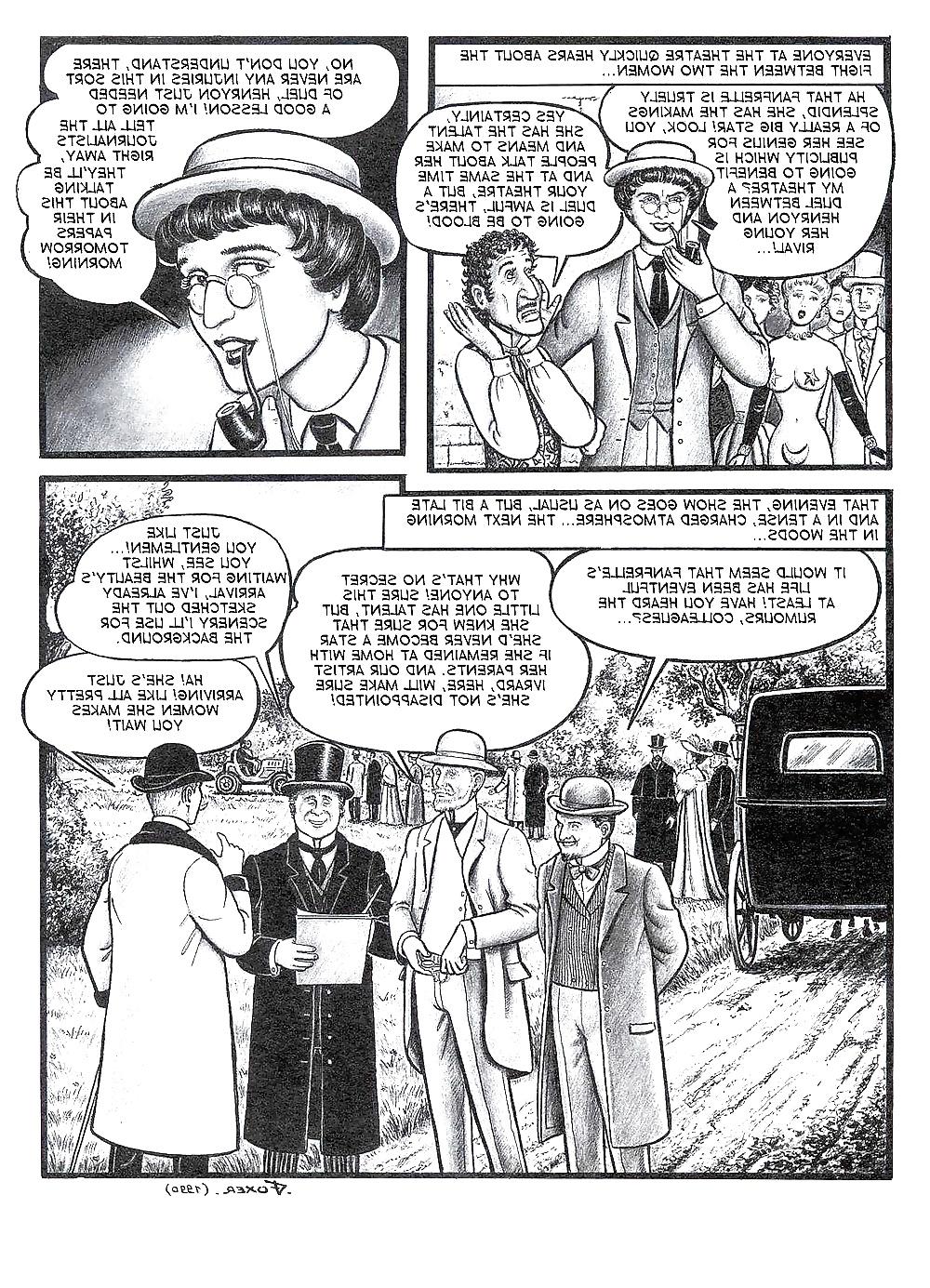 25P Erotic Comic Art 33 - Fanfrelle in Paris 1