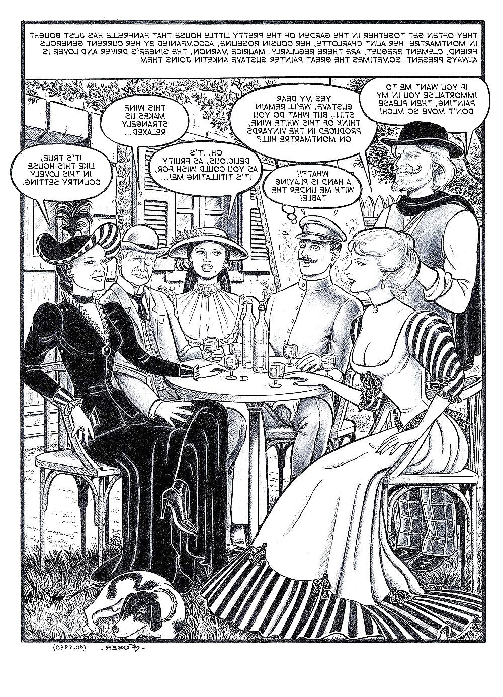 25P Erotic Comic Art 33 - Fanfrelle in Paris 1