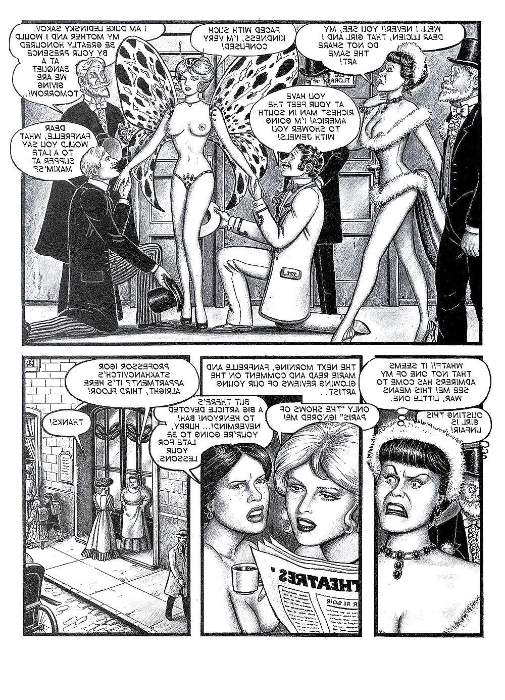 25P Erotic Comic Art 33 - Fanfrelle in Paris 1