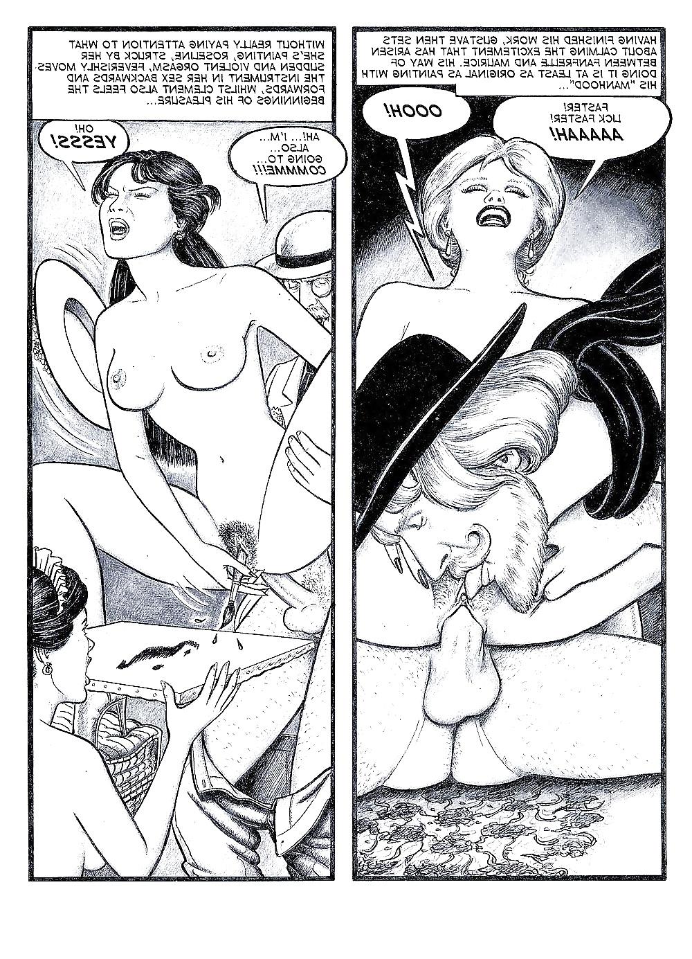 25P Erotic Comic Art 33 - Fanfrelle in Paris 1