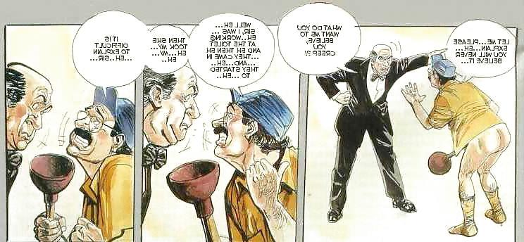 13P Erotic Comic Art 13 - Hotel Plumber