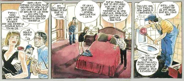 13P Erotic Comic Art 13 - Hotel Plumber
