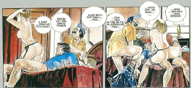13P Erotic Comic Art 13 - Hotel Plumber